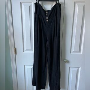 Free People Beach wide leg cropped pants